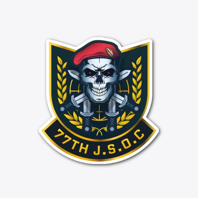 77th JSOC's Die Cut Sticker